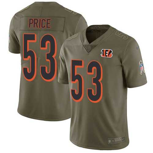 Nike Bengals 53 Billy Price Olive Salute To Service Limited Jersey Dzhi,We sell and wholesale Nike Bengals 53 Billy Price Olive Salute To Service Limited Jersey Dzhi on line form chian!